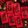 6pcs Blessing New Year Lucky Money Bag Chinese Style Good Luck Red Pocket  Kids Gift