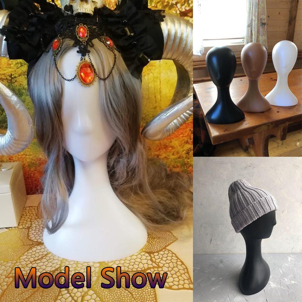 Белый манекен женский держатель для волос пластиковая модель головы голова для демонстрации париков подставка для парика тренировочная голова