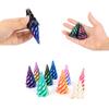 3D Printed Spiral Cone Toy Impossible Pyramid Passthrough Sculpture Pass Through Pyramid Fidget Mini Vortex Thread Illusion