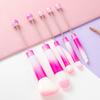 5Pcs/Set DIY Beadable Makeup Brush 5 Sizes Synthetic Kabuki Foundation Loose Powder Eyeshadow Concealer Brow Blush Blending Cosmetic Brush