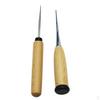 2Pcs Craft Tool Scratch Awl Hole Maker Punch For Leather Cloth Tent Shoes Repair