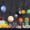 Outer Space Blast Off Birthday Party Home Decor Planetary Exploration Solar System Hanging Swirl