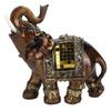 Elephant Statues Artistic Home Figurines Decoration Resin Crafts Lucky Animals OrnamentsSmall Size