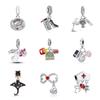 My Pet Dangle Love Graduation 925 Sterling Silver  Diy Bead Fit Original Bracelet Women Charms Jewelry Accessories