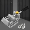Aluminum Alloy Mini Bench Vise with Fast-Action Flat Jaws for Easy Part Fixing