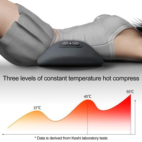 Lumbar Support Pillow Deep Tissue Massager with Heating & Vibration Memory Foam Cushion for Travel Home Office Use