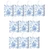 10pcs Blue & White Shopping Paper Gift Bags Elegant Porcelain Floral Tote Bags Chinese With Twine Handles Weddings