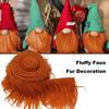Faux Fur Strip 1.5m Solid Color Fluffy Fabric Tapes Patchwork Sewing Artificial Wool Trim Strips