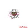 Fashion Patch Letters Thermo Patches On Clothes Flower Heart Thermal Applique For T-Shirt Sticker Iron On Transfer For Clothing