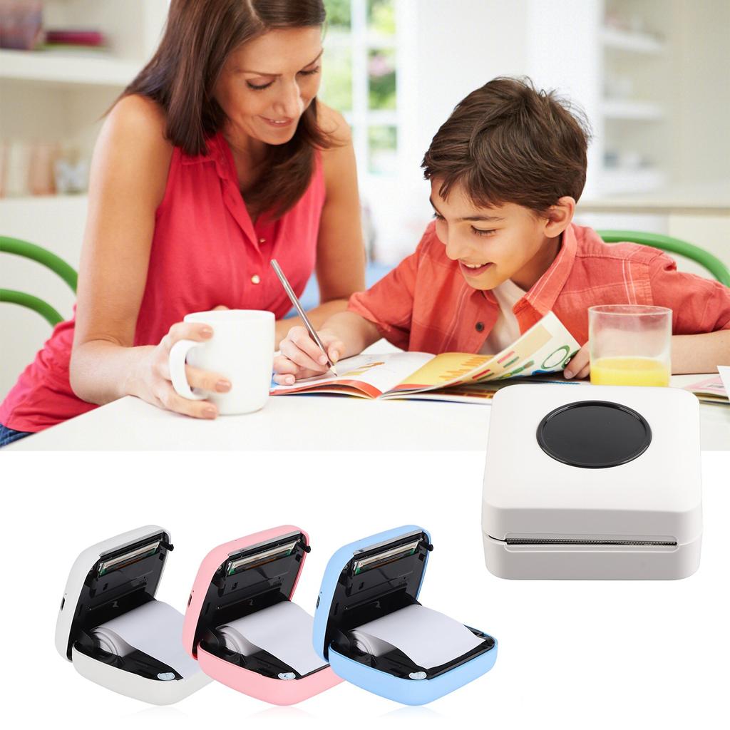 Mini Pocket Printer Bluetooth Thermal Portable Student Wrong Exercise Photo Printing