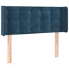 VidaXL LED Headboard Bedroom Furniture Single Bed Accessory Headboard Bed Frame Interior Dark Blue 3123716