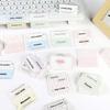 50Pcs Ins Cute English Letter Mini Card Head Kpop Star 1-inch ID Photo Packing DIY Materials Opp Bag Decoration