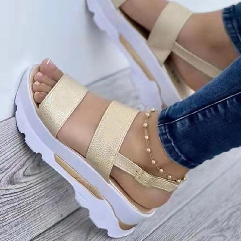 Fashion Women Sandals Lightweight Heels Sandals Summer Shoes For Women Wedge Sandal With Platform Sandalias Mujer Wedges Shoes Female