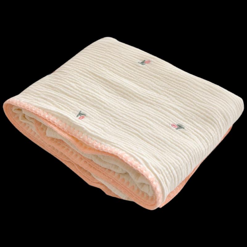 GPPNKC Forest Bear Baby Bubble Gauze Nap Blanket