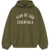Fear of God Essentials Fleece Hoodie Military Men Tops Green 192BT246255F