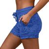 Women's Beach Sports Shorts Elastic Slim Drawstring Shorts Pants with Pockets Summer Casual Yoga Pants