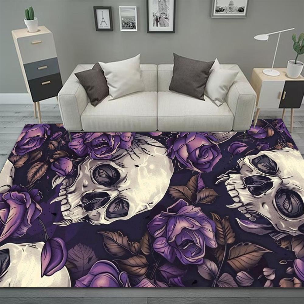 Dollar Design Vintage Rug Gothıc Bohemian Area Living Room Sofa Bedroom Rustic Decor Black Rugs Retro Carpet Home Decoration