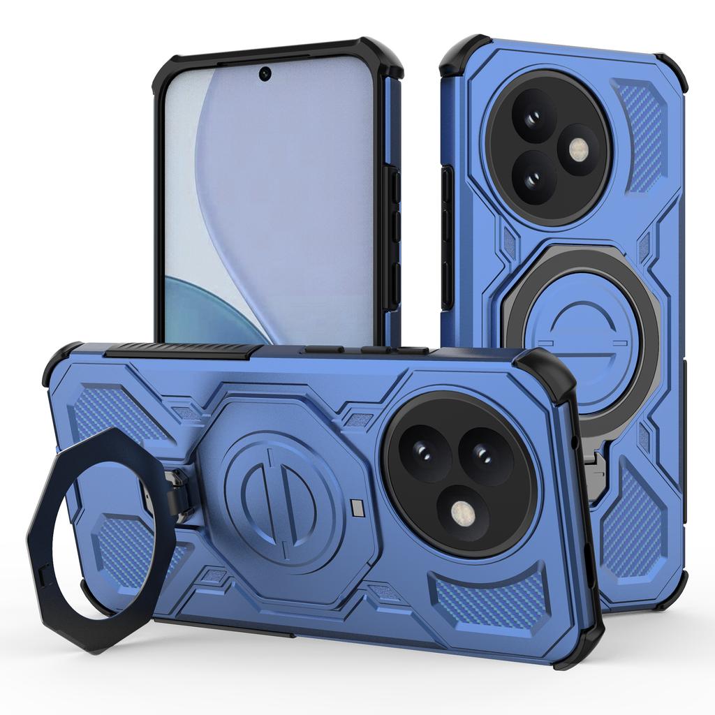 For Xiaomi Redmi K80 Ultra 5G Magnetic Case Rotating Metal Kickstand Shockproof PC+TPU Phone Back Cover