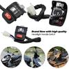 Push Button LED Light Switch Motorcycle Parts Headlight Handle Switch Horn Switch Flash Switch