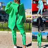 Women Tracksuit Warm Sportswear Ankle Length Autumn Winter Women Hoodie Coat Jogging Pants Suit Daily Clothing