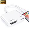 Lightning To HDMI Adapter 1080P Screen Converter Compatible iPhone To HDMI Adapter for iPhone iPod Models TV Monitors Projector