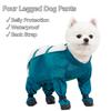 Breathable Four Legged Dog Pants Waterproof Dog Paw Protectors  for Small Medium Dogs