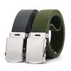 Classic Army Buckle Canvas Belt Korean Style Men's and Women's Belt Youth Pant Belt Plain Military Tactical Ribbon