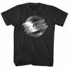 Zz Top Vintage Metallic Logo Wheel Rock Band Album Tour Music Merch Unisex T-Shirt