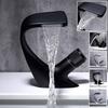 Modern Luxury Waterfall Faucet Basin Faucet Bathroom Faucet Deck Installation Sink Crane Water Faucet