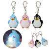Fun Animal Penguin Keyring LED Torch LED Keychain Sound Light Keychain  Kids Toy