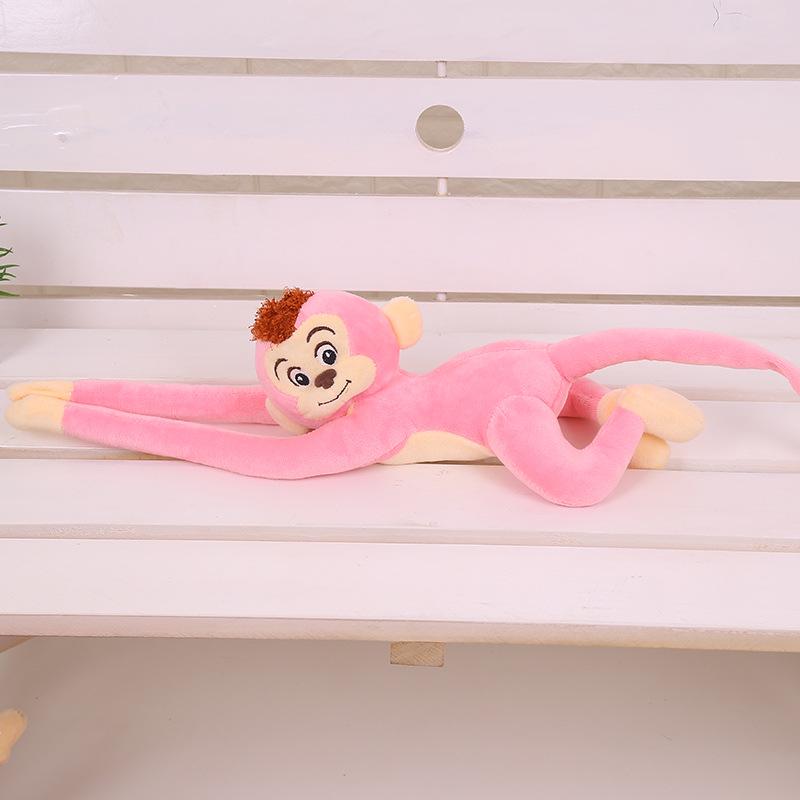 Plush Long-Armed Monkey Doll - Super Soft Hanging Monkey Pillow Birthday Gift for Girls