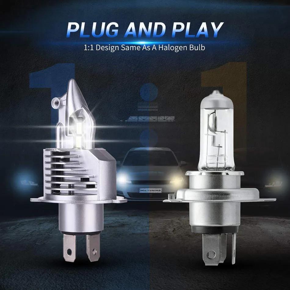 H4 9003 HB2 LED Headlight Bulbs 12V 24V 80W 16000LM Diode Lamps LED H4 4300K For Cars High Beam Dipped Beam 6000K 4300K