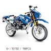 Motor Moc Building Block 1:6 Scale Assemble Model  Motorcycle Bricks Steam Toys Collection for Boys Gifts