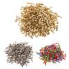 100pcs Decorative Mini Metal Brads Paper Fastener For Kids Cardmaking Scrapbooking 4.5mm 5.5mm 6mm