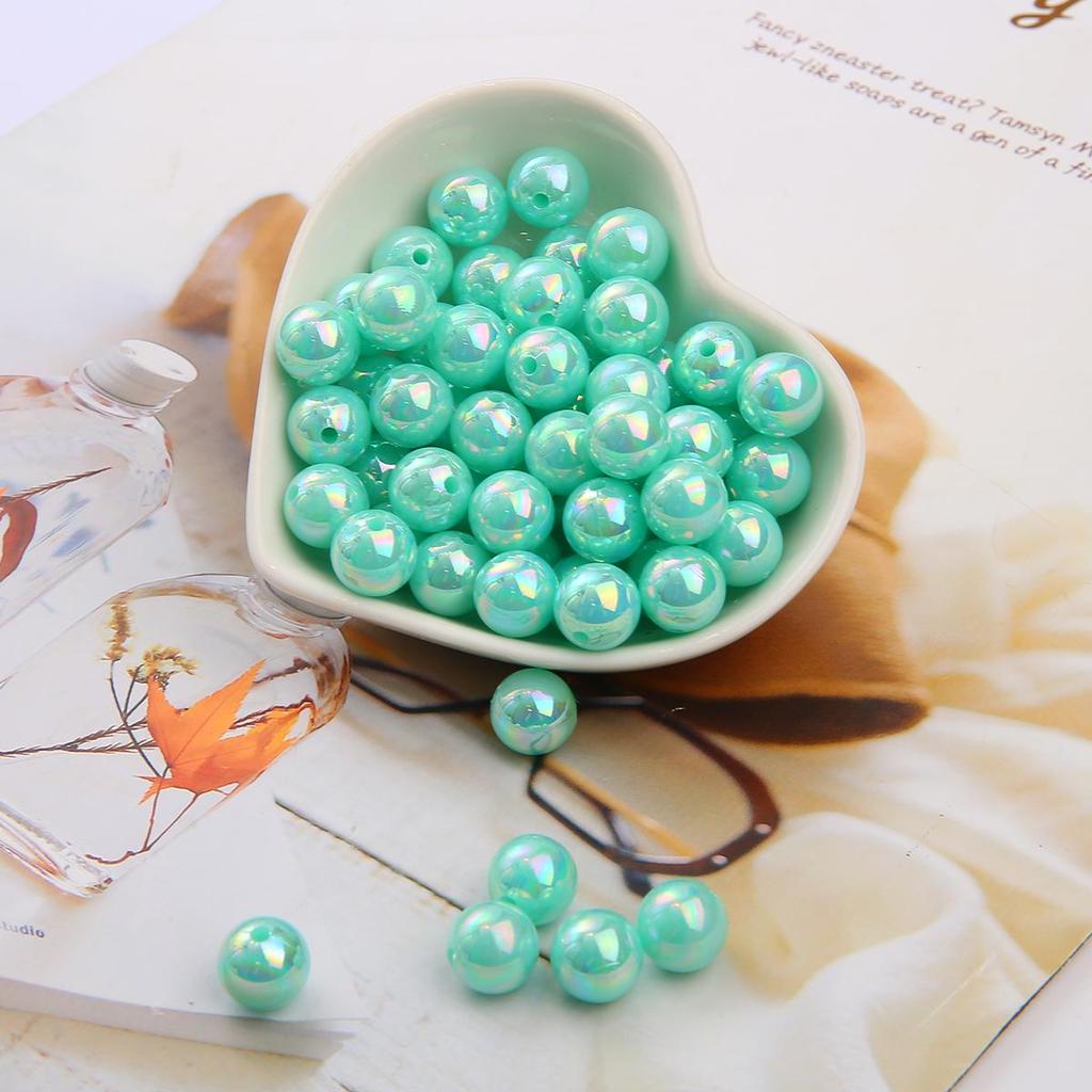 1000-5000 шт. Бусины из искусственного жемчуга ABS разных цветов, блестящие пластиковые разделительные бусины для самостоятельного изготовления ювелирных изделий