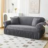 New Large Skirt Sofa Cover Universal All Inclusive Four Seasons Universal Sand Release Elastic Anti Slip Fabric Sofa Dust Cover