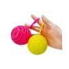 1+1 Buljit Fidget Toy Bag Ring Key Ring Stress Relief Toy Fidget Worm, Popular Korean Game