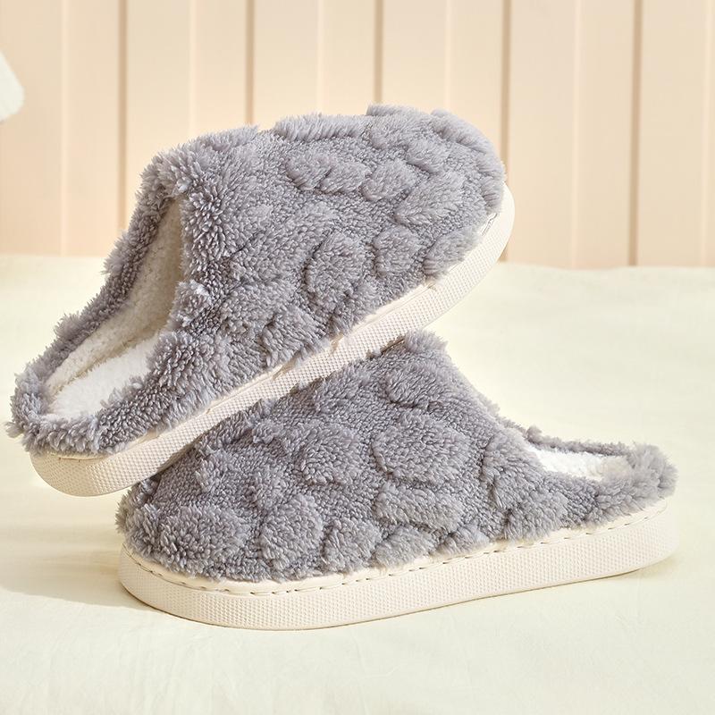 Winter Turtle Shell Cotton Slippers Women's New Indoor Home Home Home Non-slip Warm Plush Slippers Men's