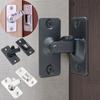 90 Degree Right Angle Sliding Door Hasp Door Locks Bolt Door Latch Door Buckles