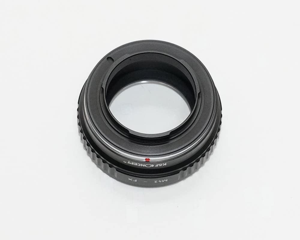 CONCEPT M42 Mount To Fuji X FX Mount Adapter with Lens Cloth K&F M42-fx (KFFX)
