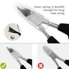 Stainless Steel Metal File Toe Finger Cuticle Nipper Nail Cutter Plier Scissors Manicure Tools