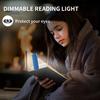 Rechargeable Reading Light Portable 5 Brightness Levels Long Lasting USB Charging Readers Bookmark Light for Bed