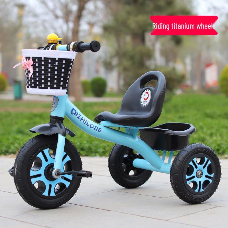 Lightweight Pedal Car Tricycle for Kids Aged 1-5 – Outdoor Stroller/Bicycle