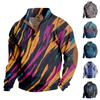 Spring And Autumn Men's Standing Collar Sweatshirt Is Outdoor Casual Sweaters Tops
