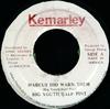 7inch Record BIG YOUTH / HALF PINT - Marcus Did Warn Them NONE Kemarley 1986 Jamaica Reggae, Ska & Dub Used