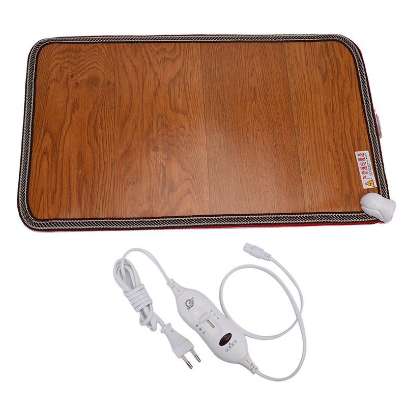 Leather Heating Foot Mat Warmer Electric Heating Pads 220V