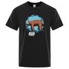Lazy Sloth Print T-Shirt Men Women Creativity Oversized Tshirt Summer Loose T Shirts Cotton Funny Hip Hop Eco-Friendly 80563