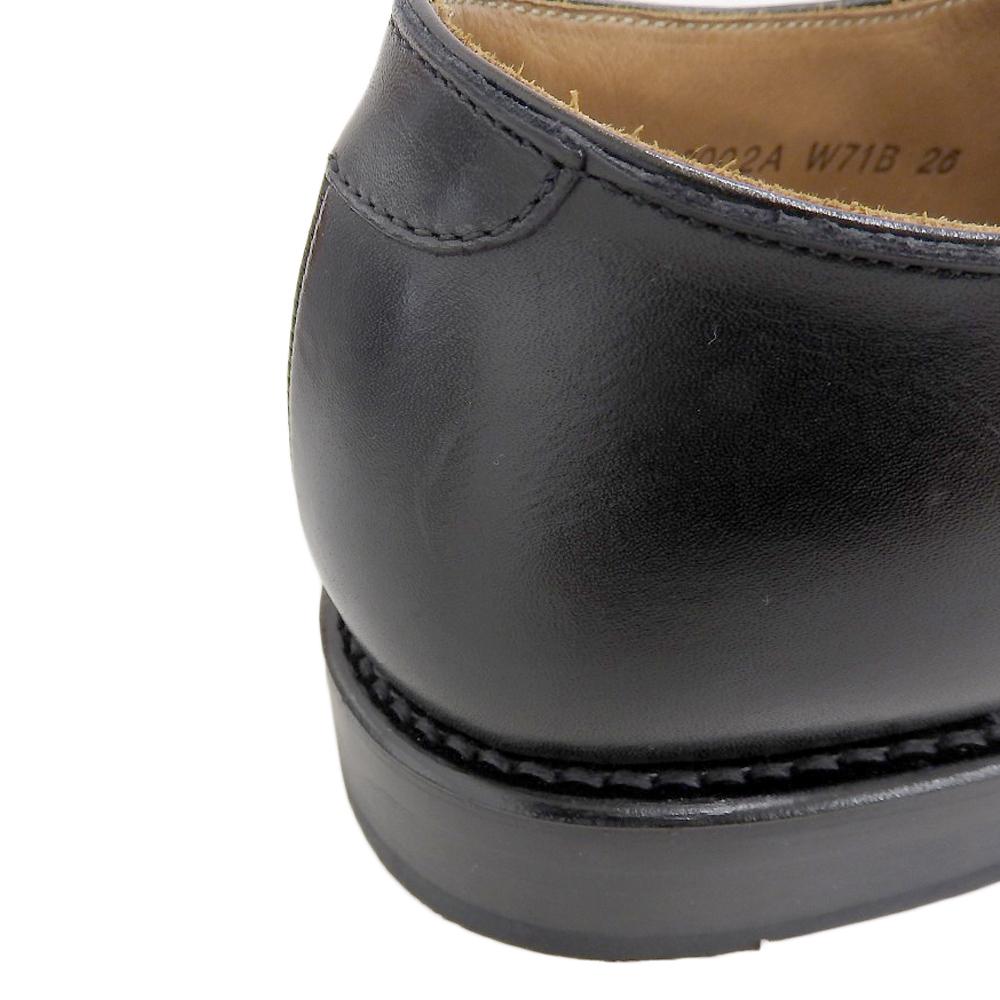 Regal Men's Black Straight-Tip Dress Shoes with Inner Wings, Size 10.2" W71B Shoes Black leatherUsed