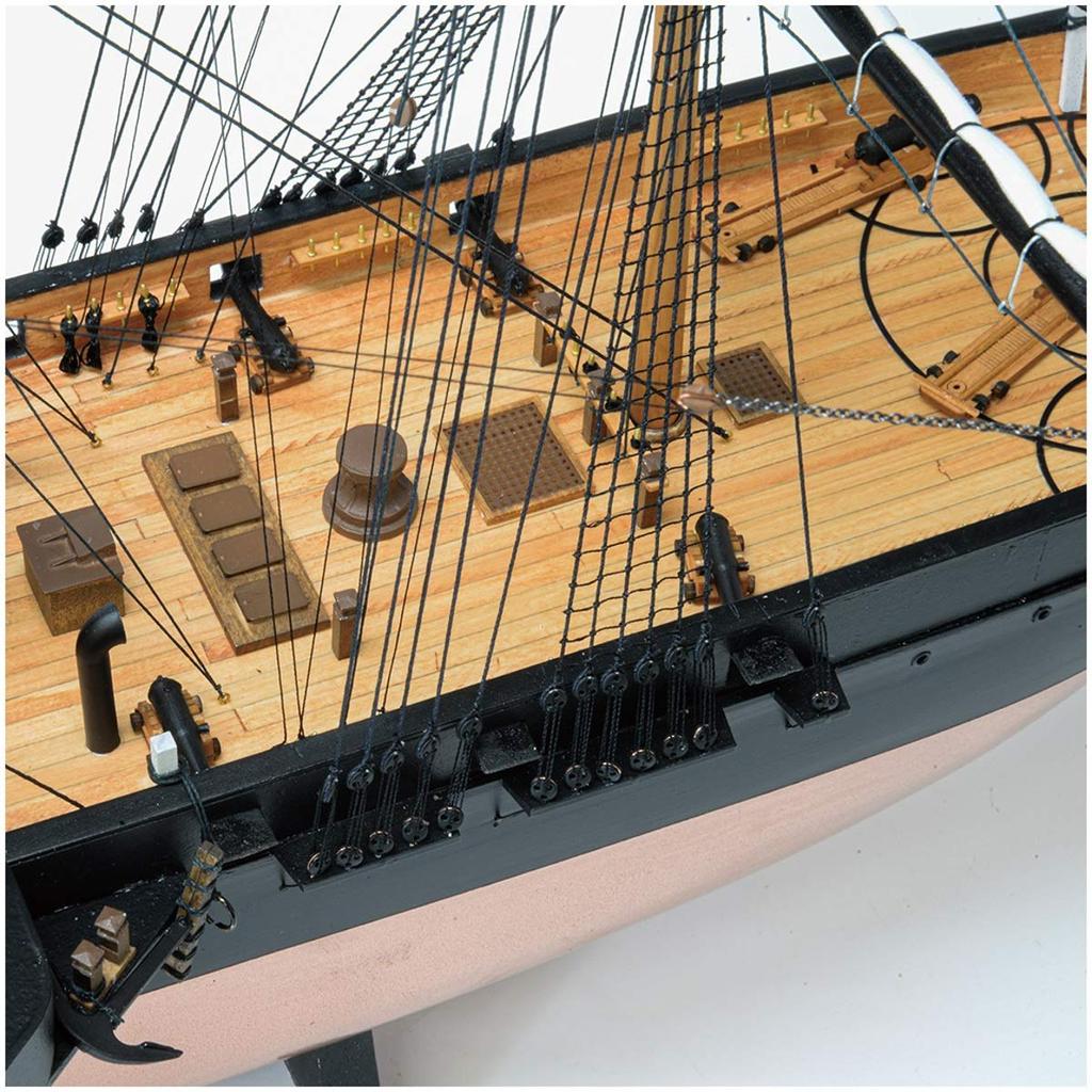 Woody Joe Kurofune Susquehanna Wooden Model Assembly Kit 1/120