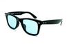 Ray-Ban RB2140F Sunglasses Black / Blue Grey 901/64 Size 52